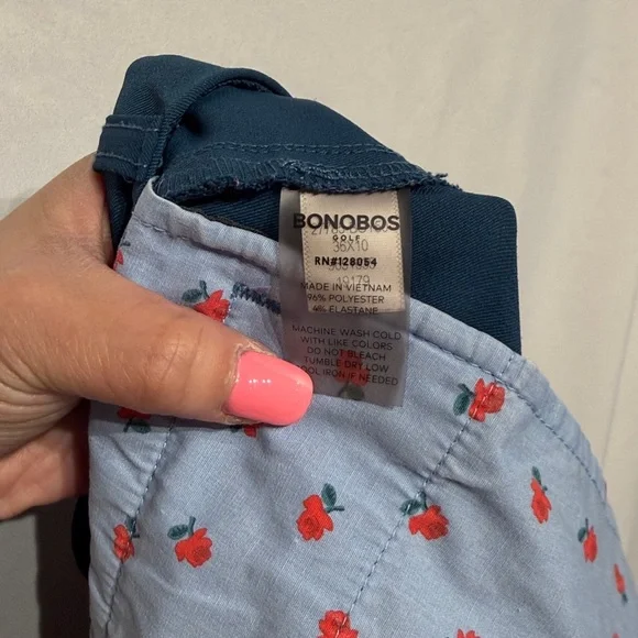 Bonobos Justin Rose Highland Tour Shorts Marine Blue 10” Golf Shorts Size 36 - Picture 12 of 12